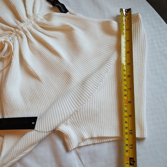 Women’s Dress Almost Famous Ivory SHORT SLEEVE Size 3XL - Picture 9 of 11